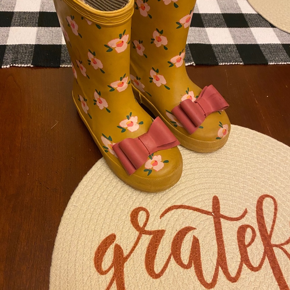 sweet honey toddler rain boots size 10